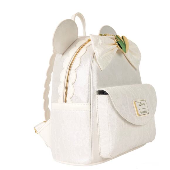 Minnie Mouse Iridescent Lace Wedding Mini Backpack main image 4